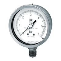 MGS36 DN100-150 Bourdon Tube Pressure Gauge